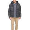 Picture of Tommy Hilfiger Men's Big and Tall Hooded Puffer Jacket, heather charcoal, 4X-Large Tall