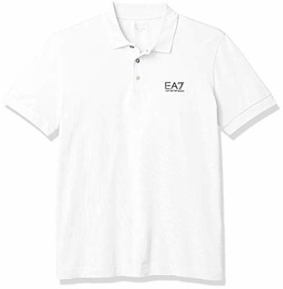 Picture of Emporio Armani EA7 Men's Train Core Polo, White, M