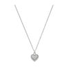 Picture of Michael Kors Silver Tone Logo Heart Pendant Necklace