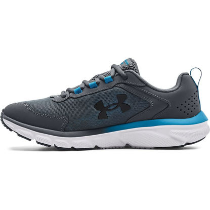 Picture of Under Armour Men's Charged Assert 9 Running Shoe, (119) Pitch Gray/Capri/Black, 10