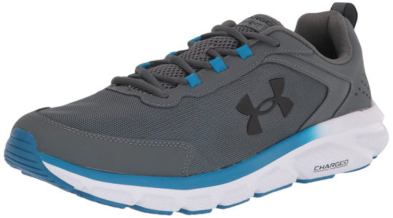 Picture of Under Armour Men's Charged Assert 9 Road Running Shoe, Pitch Gray (109)/Black, 12