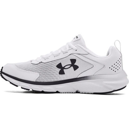 Picture of Under Armour Men's Charged Assert 9 Road Running Shoe, White (108)/Black, 9