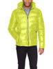 Picture of GUESS Men's Mid-Weight Puffer Jacket with Removable Hood, Lime, Extra Large