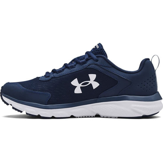 GetUSCart- Under Armour mens Charged Assert 9 Running Shoe, Academy Blue  (400 White, 8.5 X-Wide US