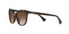 Picture of Ralph by Ralph Lauren Women's RA5282U Universal Fit Cat Eye Sunglasses, Havana Brown/Brown Gradient, 55 mm