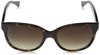 Picture of Ralph by Ralph Lauren Women's RA5191 Cat Eye Sunglasses, Shiny Dark Havana/Gradient Brown, 55 mm