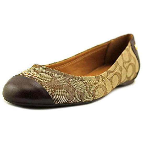 Picture of Coach Women's Chelsea Khaki/Chestnut Flat