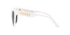 Picture of Versace VE 4417U 314/87 White Plastic Cat-Eye Sunglasses Grey Lens