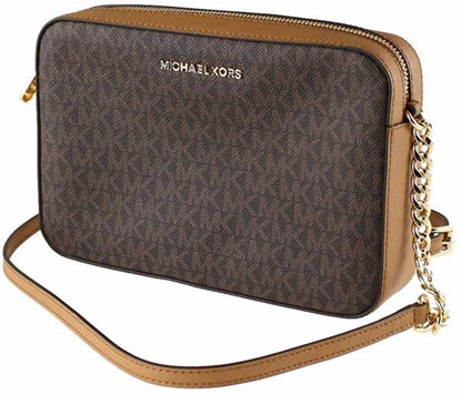 Picture of Michael Kors Women's Jet Set Item Lg Crossbody (brown)