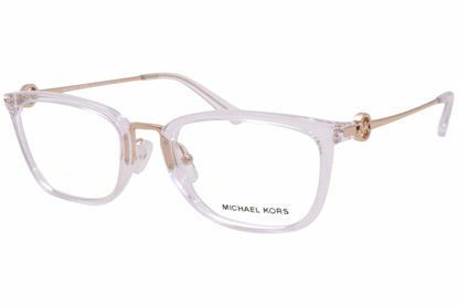 Picture of Michael Kors MK 4054 3105 Crystal Clear Eyeglasses Frame w/Demo lens-52mm, 52/20/140