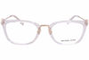 Picture of Michael Kors MK 4054 3105 Crystal Clear Eyeglasses Frame w/Demo lens-52mm, 52/20/140