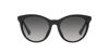 Picture of Ralph by Ralph Lauren Women's RA5294U Universal Fit Cat Eye Sunglasses, Shiny Black, 53 mm