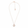 Picture of Michael Kors Rose Gold-Tone Brass Necklace, 16in with 2in Extender, 3/4in Width (MKJ7327791)