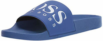 Picture of Hugo Boss BOSS Green Men's Solar Slide Sandal, Medium Blue, 8 M US-41 EU