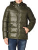 Picture of GUESS Men's Mid-Weight Puffer Jacket with Removable Hood, Olive, Small