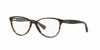 Picture of Ralph by Ralph Lauren Women's RA7061 Cat Eye Prescription Eyewear Frames, Shiny Dark Havana/Demo Lens, 54 mm