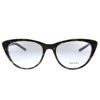 Picture of Prada Millennials PR 05XV 5121O1 Havana Blue Chess Plastic Cat-Eye Eyeglasses 51mm