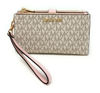 Picture of Michael Kors Jet Set Travel Double Zip Wristlet (vanilla softpink)