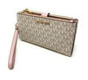 Picture of Michael Kors Jet Set Travel Double Zip Wristlet (vanilla softpink)