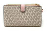 Picture of Michael Kors Jet Set Travel Double Zip Wristlet (vanilla softpink)