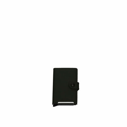 Picture of SECRID - Secrid Men's Mini Matte Leather Wallet With Rfid Card Protector (Matte Green Black)