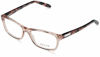 Picture of Ralph by Ralph Lauren Women's RA7039 Square Prescription Eyewear Frames, Shiny Transparent Pink/Demo Lens, 51 mm