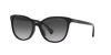 Picture of Ralph by Ralph Lauren Women's RA5282U Universal Fit Cat Eye Sunglasses, Shiny Black/Gradient Grey, 55 mm