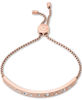 Picture of Michael Kors Women's Rose Gold Modern Brilliance Slider Strand Bracelet (Model: MKJ5984791)