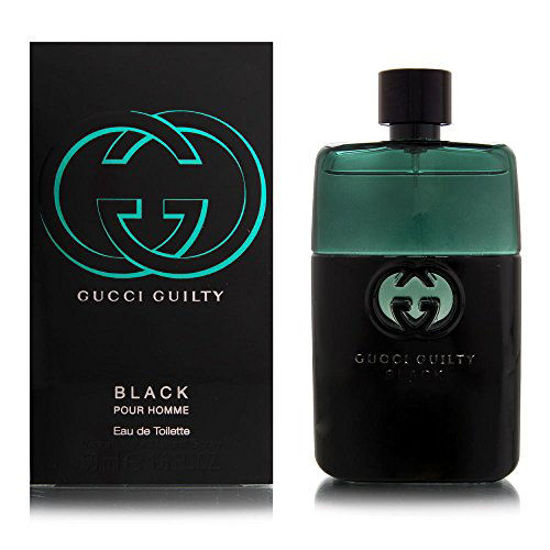 GetUSCart- Gucci Eau de Toilette Spray for Men, Guilty Black Pour Homme,  1.6 Ounce
