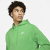 Picture of Nike NSW Club Pullover Hoodie Mens BV2654-871 (Light Green Spark/Light Green Spark/White, XX-Large)