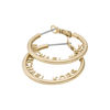 Picture of Michael Kors Women's Gold-Tone Stainless Steel Hoop Earrings (Model: MKJ7993710)