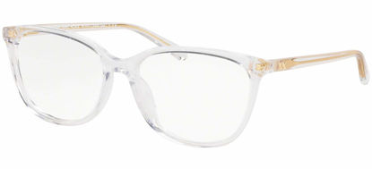 Picture of Michael Kors SANTA CLARA MK4067U Eyeglass Frames 3015-53 - Transparent MK4067U-3015-53