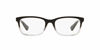 Picture of Ralph by Ralph Lauren Women's RA7069 Square Eyewear Frames, Shiny Gradient Black/Demo Lens, 53 mm