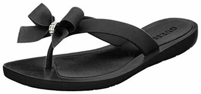 Picture of GUESS Women's Tutu Flip-Flop, Black, 8