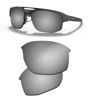 Picture of Prizo Polarized Replacement Lenses for Oakley Mercenary Sunglasses OO9424 - Multi Options (Black+Titanium+Blue), Medium