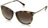 Picture of Ralph by Ralph Lauren Women's RA5245 Cat Eye Sunglasses, Shiny Dark Havana/Gradient Brown, 55 mm