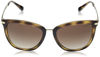 Picture of Ralph by Ralph Lauren Women's RA5245 Cat Eye Sunglasses, Shiny Dark Havana/Gradient Brown, 55 mm