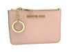 Picture of Michael Kors Jet Set Travel Small Top Zip Coin Pouch with ID Holder in Saffiano Leather (Powder Blush)