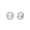 Picture of Michael Kors Women's Michael Kors Silver-Tone Brass Stud Earring (Model: MKJ7323040)