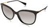 Picture of Ralph by Ralph Lauren womens Ra5248 Sunglasses, Shiny Black/Gradient Grey, 56 mm US