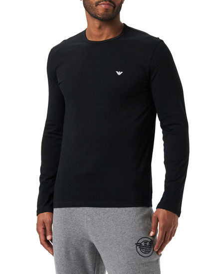 Armani long sleeve deals t shirt mens