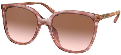 Picture of Michael Kors MK2137U Anaheim Rose Transparent/Brown Pink Gradient One Size