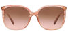 Picture of Michael Kors MK2137U Anaheim Rose Transparent/Brown Pink Gradient One Size