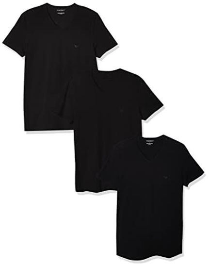 GetUSCart Emporio Armani Men s Cotton V Neck Undershirts 3 Pack