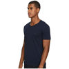 Picture of Emporio Armani Men's Cotton V-Neck Undershirts, 3-Pack, Grey/Navy/Black, Medium