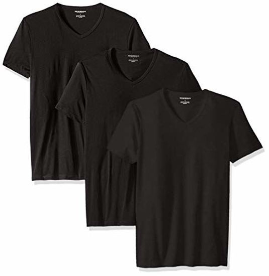 GetUSCart Emporio Armani Men s Cotton V Neck Undershirts 3 Pack