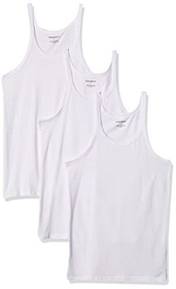 Picture of Emporio Armani Men's 3-Pack Tank Top Regular Fit, White, Medium