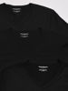 Picture of Emporio Armani Men's Cotton V-Neck Undershirts, 3-Pack, New Black, Medium