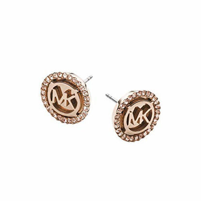 Picture of Michael Kors Rose Gold Tone Stud Earrings