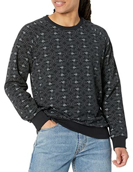 Emporio Armani All Over Logo Terry Sweater Men